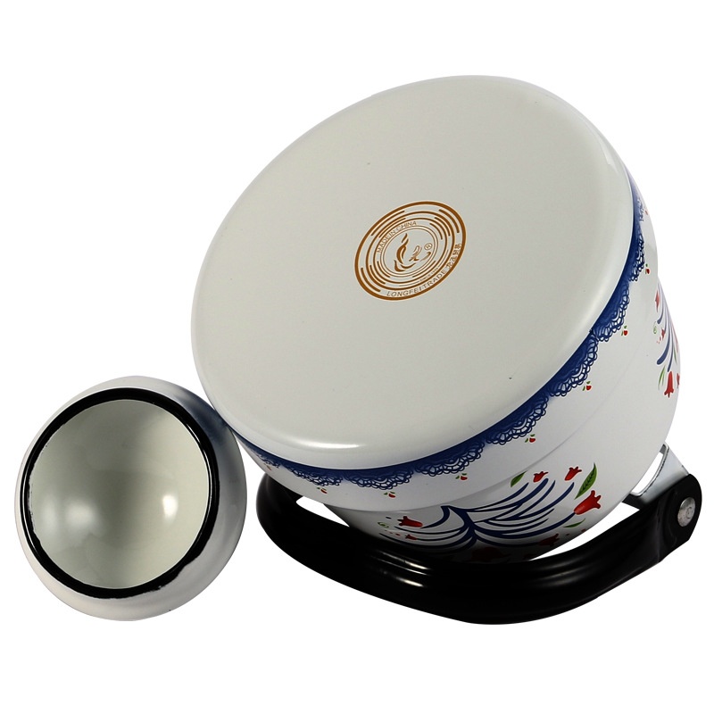 Title 6, Enamel 5L Teapot Enamel Pot Enamel Pot Kettle F...