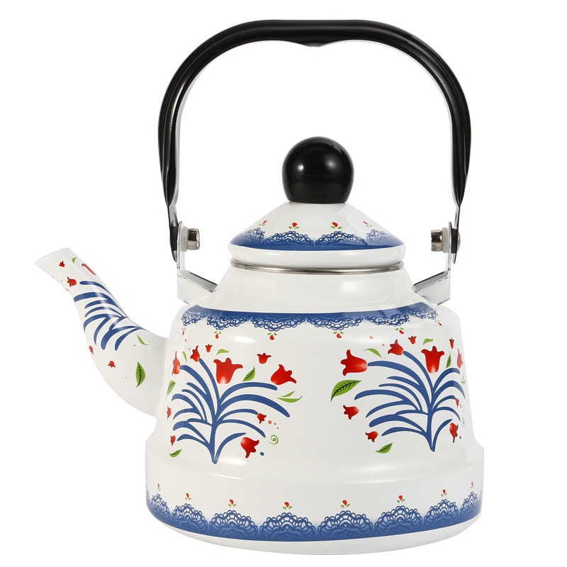 Title 5, Enamel 5L Teapot Enamel Pot Enamel Pot Kettle F...