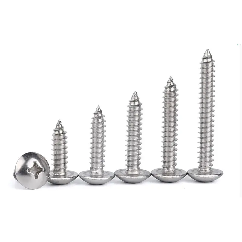 Stainless Steel Cross Big Head Self-tapping Screw