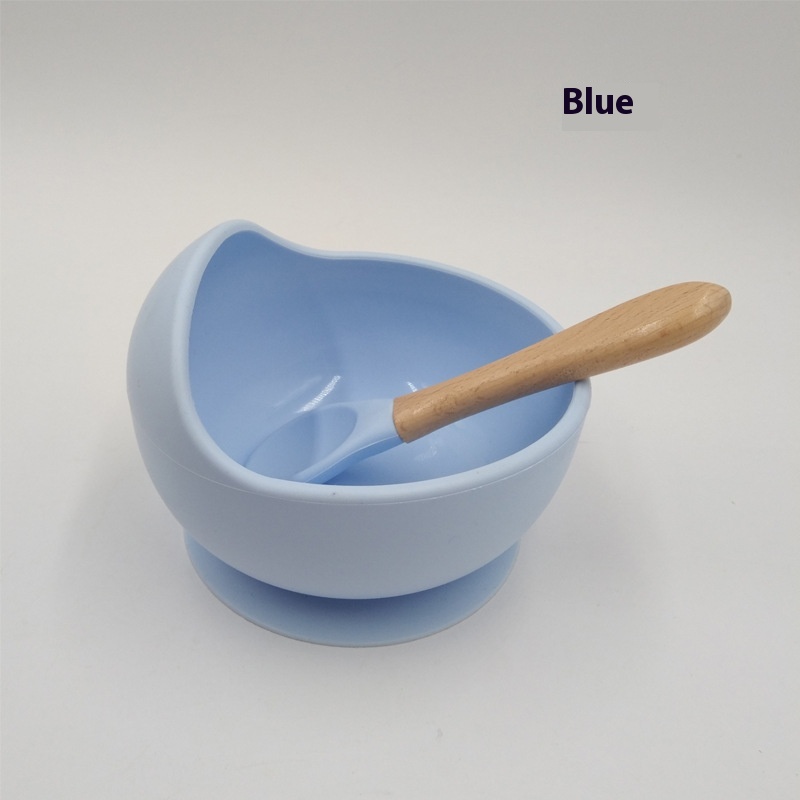 Blue Wooden Handle Spoon