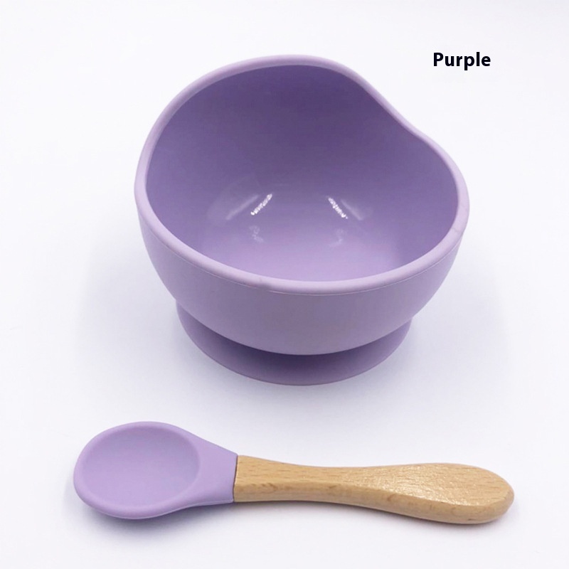 Purple Wooden Handle Spoon