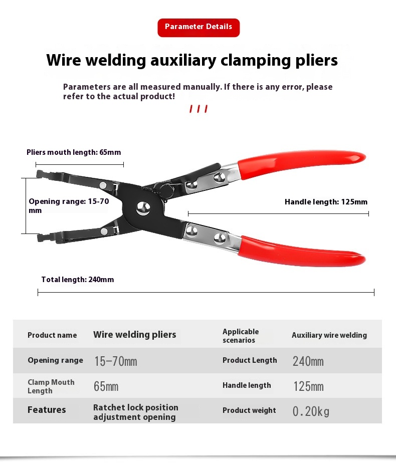 Title 6, Wire Welding Clamp Pliers