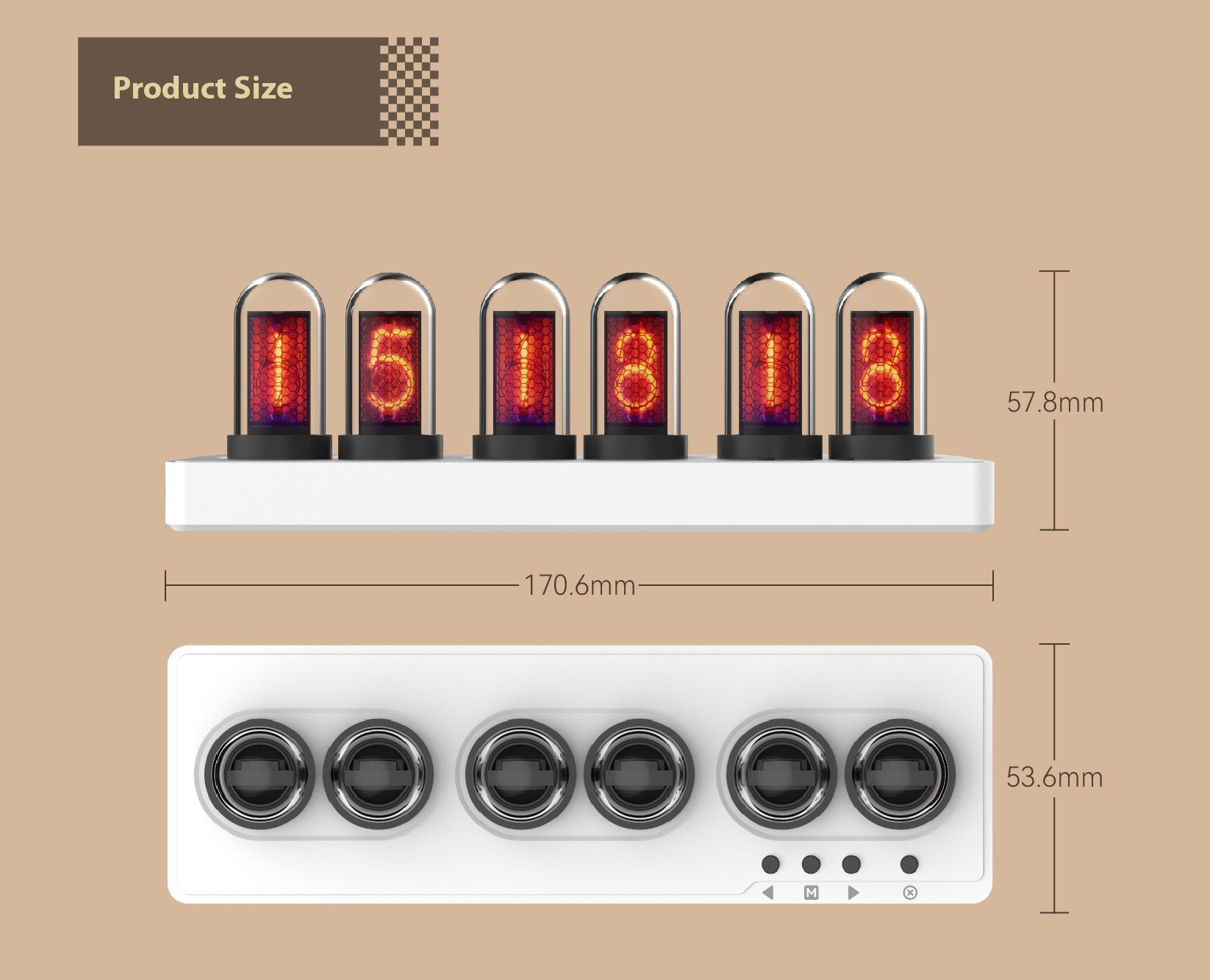 Title 9, Intelligent Weather Station Weather Clock Decor...