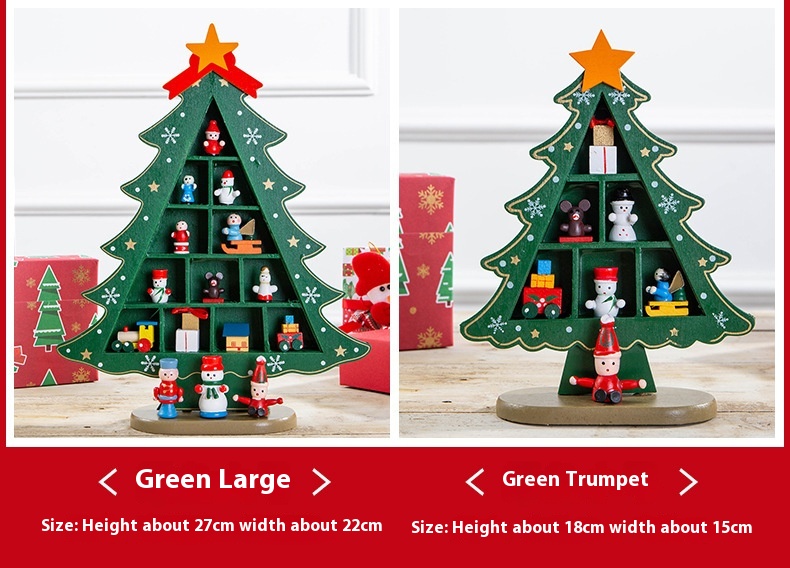 Title 10, Christmas Decorations Small Mini Tree Diy Three...