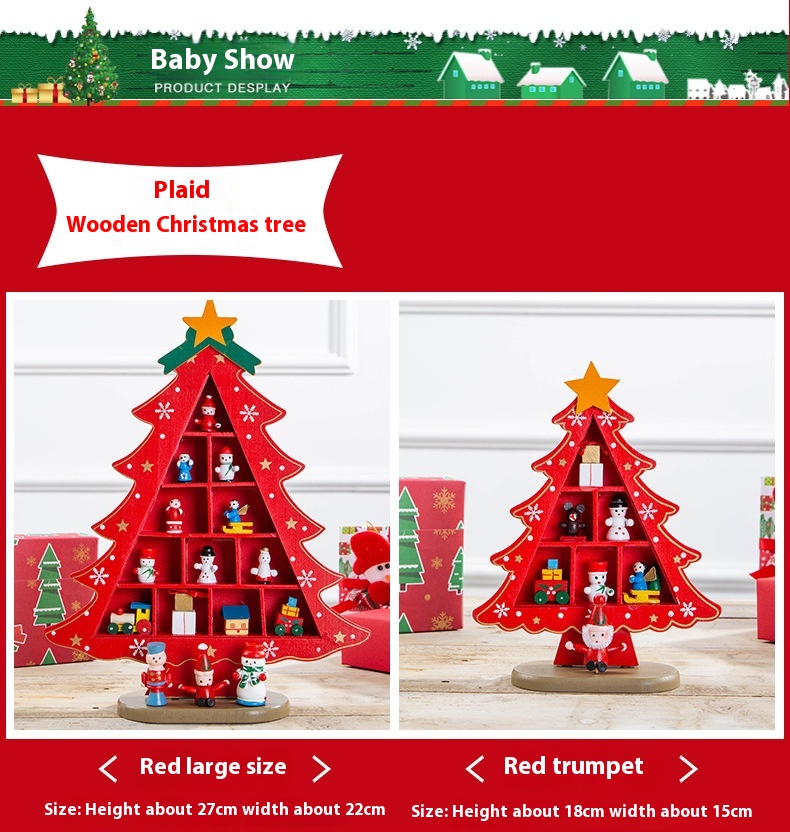 Title 8, Christmas Decorations Small Mini Tree Diy Three...