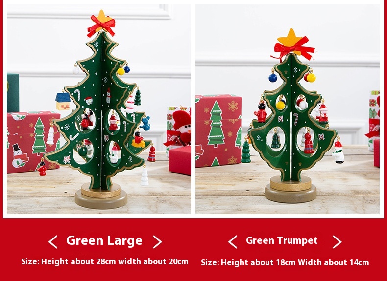 Title 12, Christmas Decorations Small Mini Tree Diy Three...