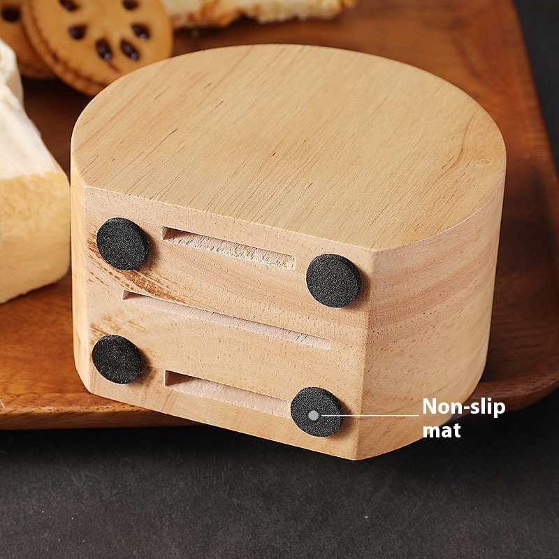 Title 10, Oak Seat Cheese Knife Suit Stainless Steel Fork...