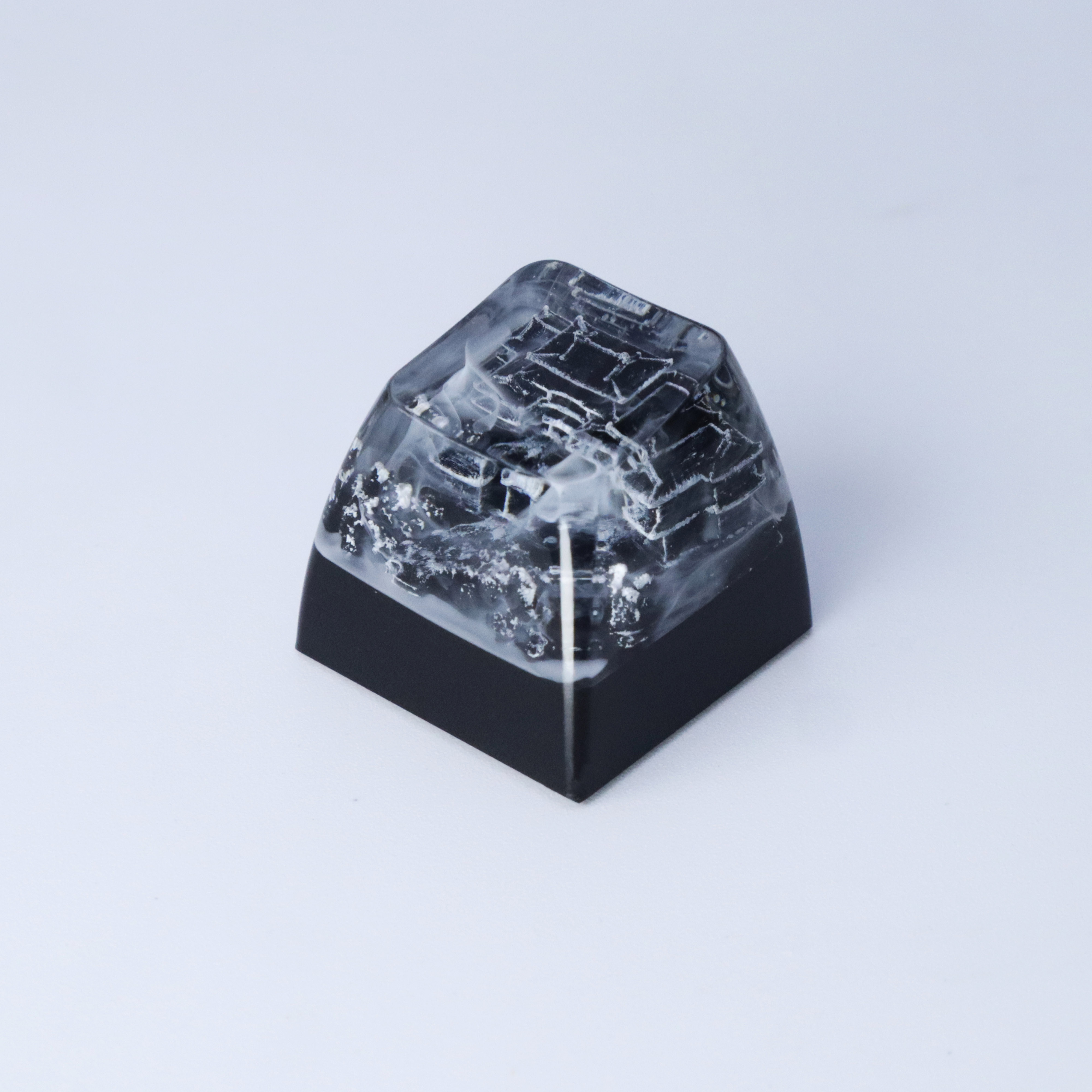 Title 2, Mechanical Keyboard Transparent Resin Chinese I...