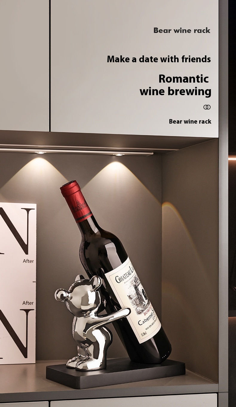 Title 7, Entry Luxury Home White Porcelain Wine Rack Dec...