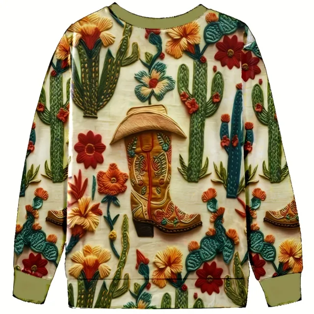 Denim Boots Printed Pullover Hoodie Nz02 2Xl - Shop at LoveMi