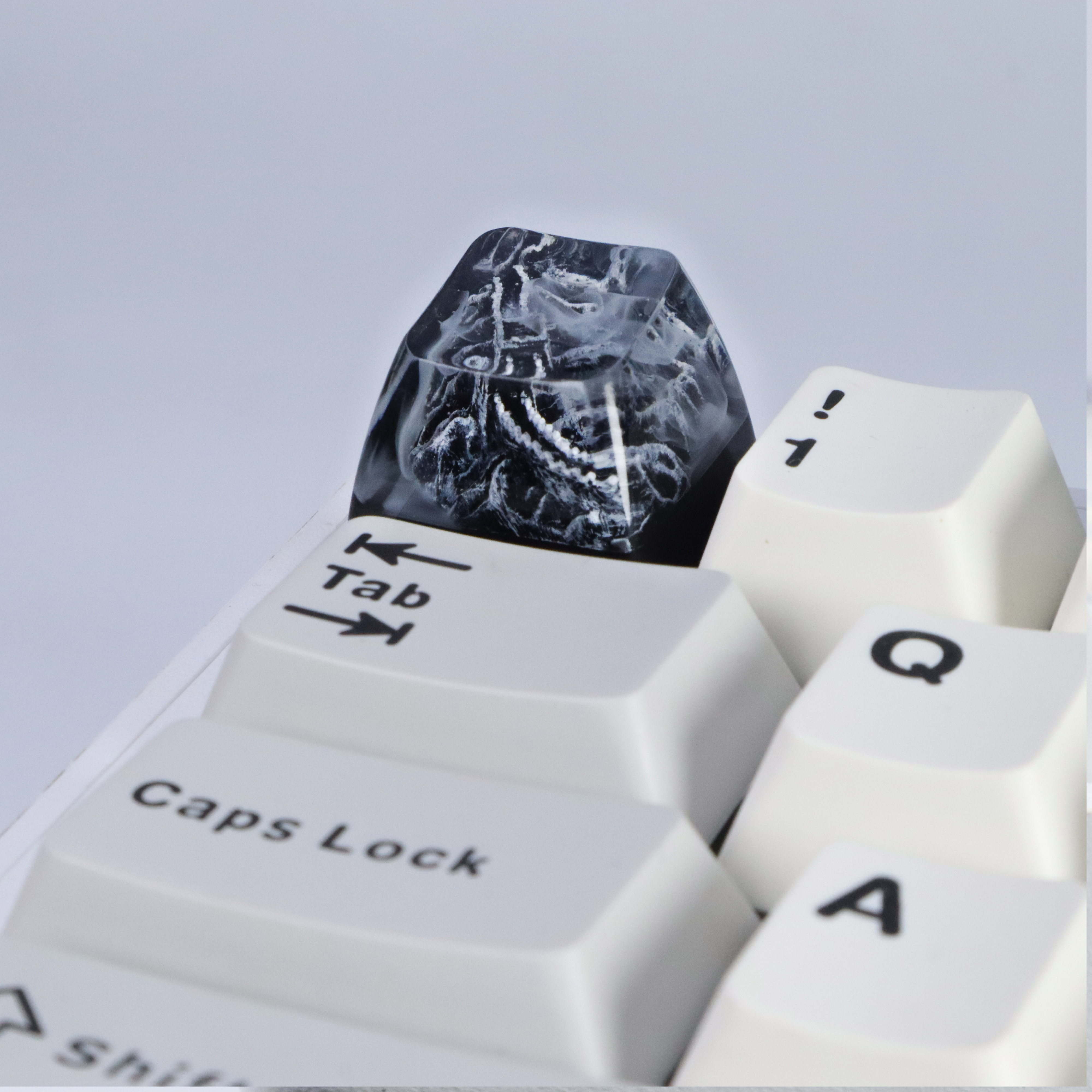 Title 10, Mechanical Keyboard Transparent Resin Chinese I...