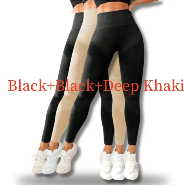 Sports Skinny Yoga Running Fitness Pants Three Piece Set A Xl - Shop at LoveMi