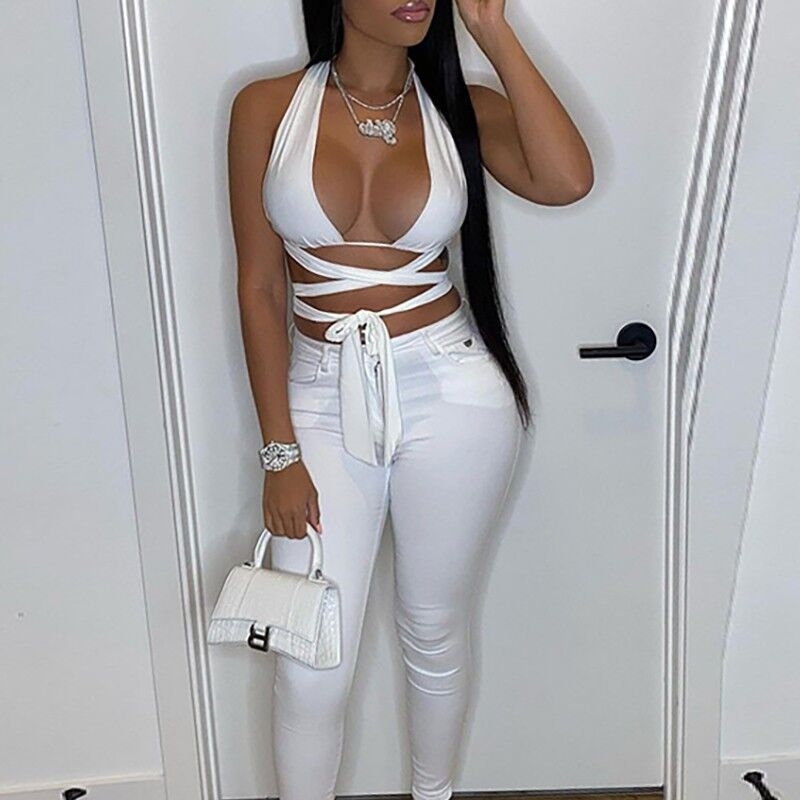 Strap Tube Top Short Vest Slim Fit Women's Cropped Top