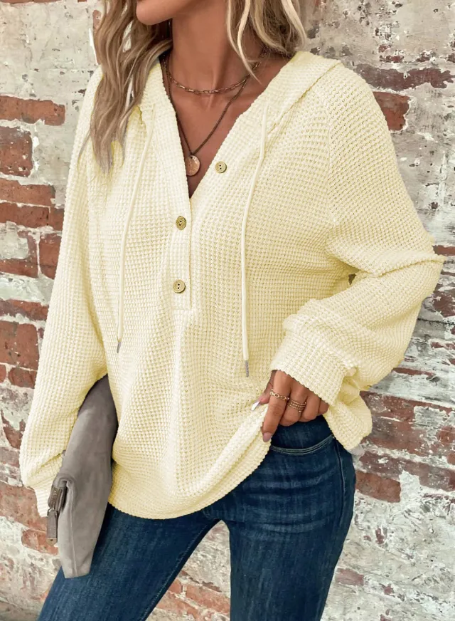 Women's Solid Color Long Sleeved Sportswear Yellow - Shop at LoveMi