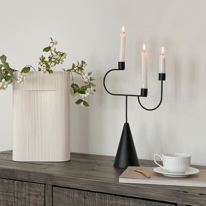 Title 1, Minimalist Creative Art Style Candlestick Home ...