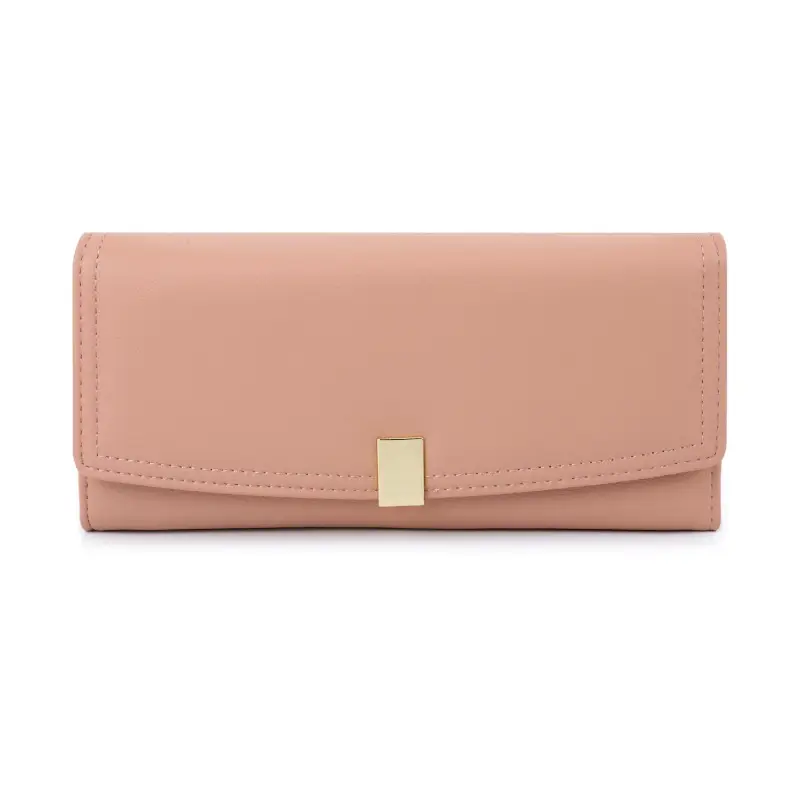 Women's Long Wallet With Three Fold