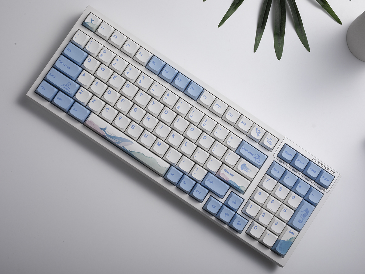 Title 8, XDA PBT Material Sublimation Mechanical Keyboar...