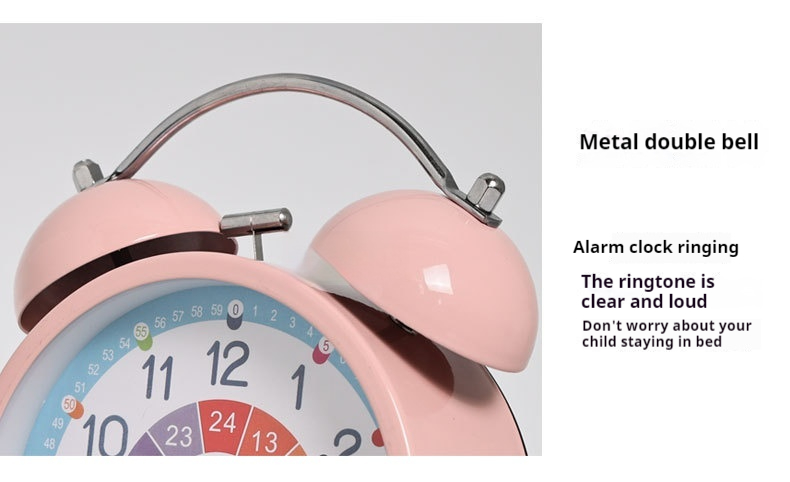 Title 6, Silent Desktop Creative Cartoon Luminous Alarm ...