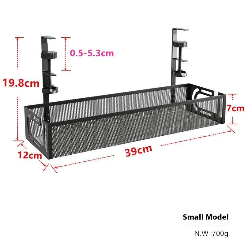 Title 2, Power Strip Storage Under The Table Socket Orga...