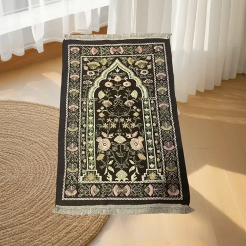 Portable Thin Middle East Ethnic Style Flower Gold Thread