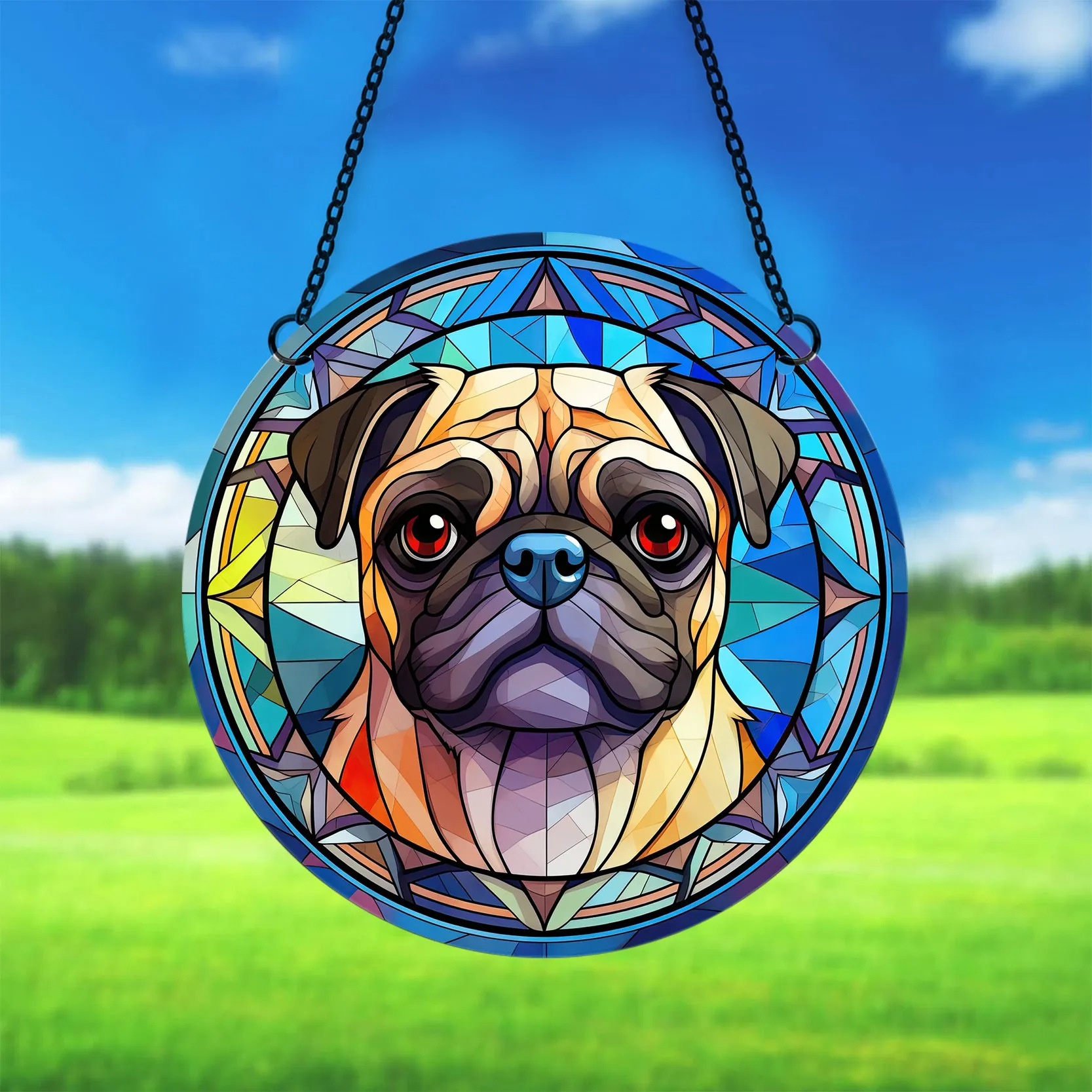 Title 1, Pet Dog Acrylic Wall Decoration Pendant