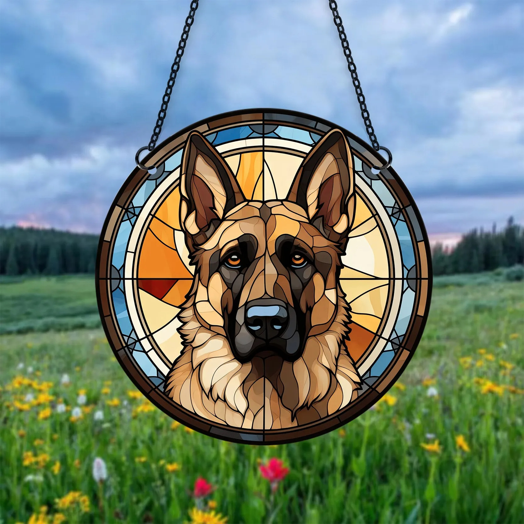 Title 6, Pet Dog Acrylic Wall Decoration Pendant