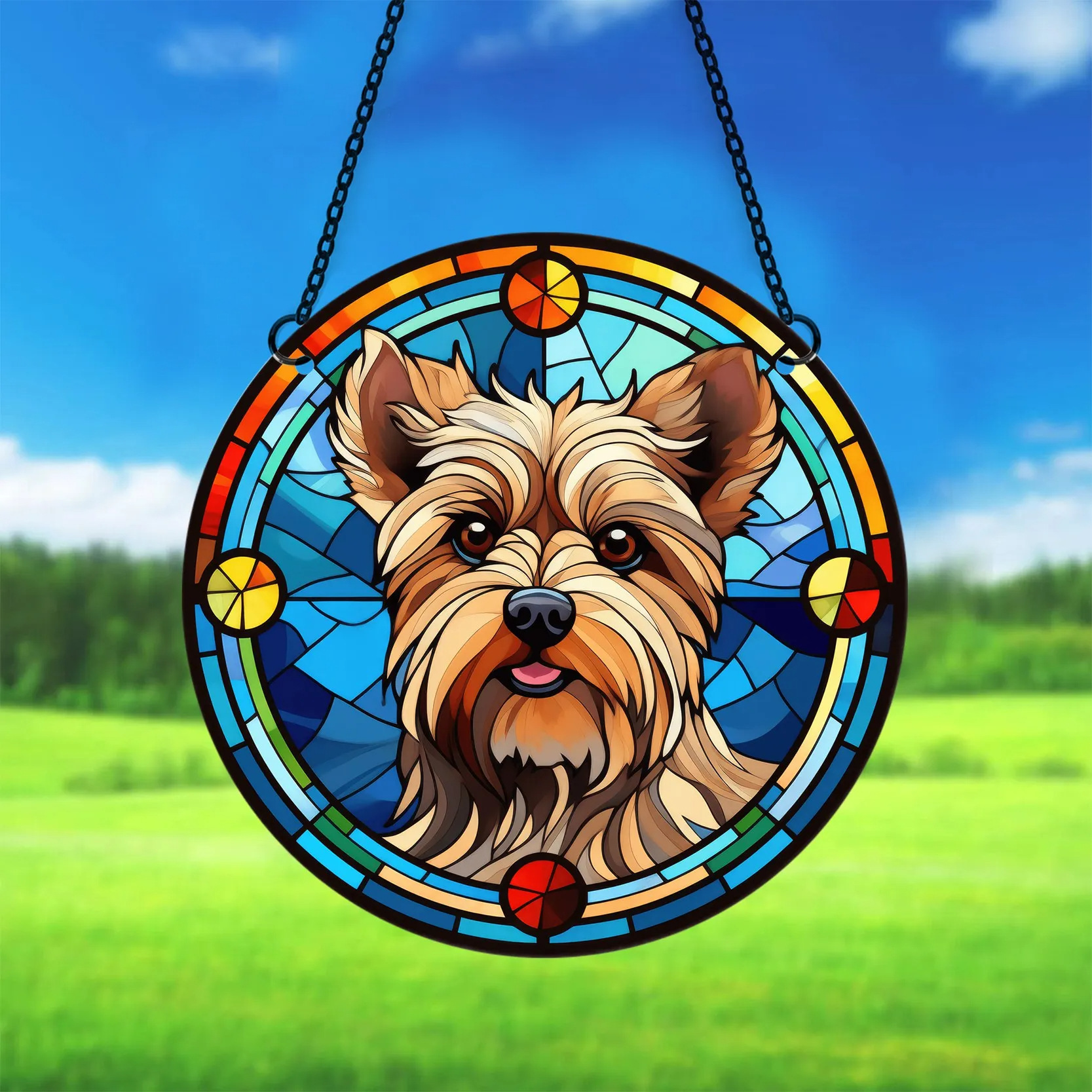 Title 3, Pet Dog Acrylic Wall Decoration Pendant