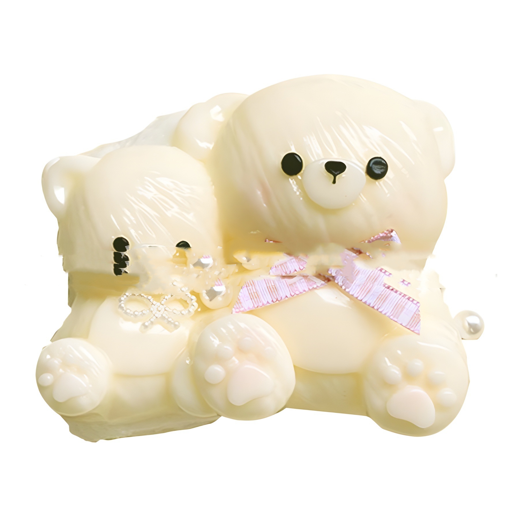 Title 5, Handmade Edible Silicon Child And Mother Bear S...