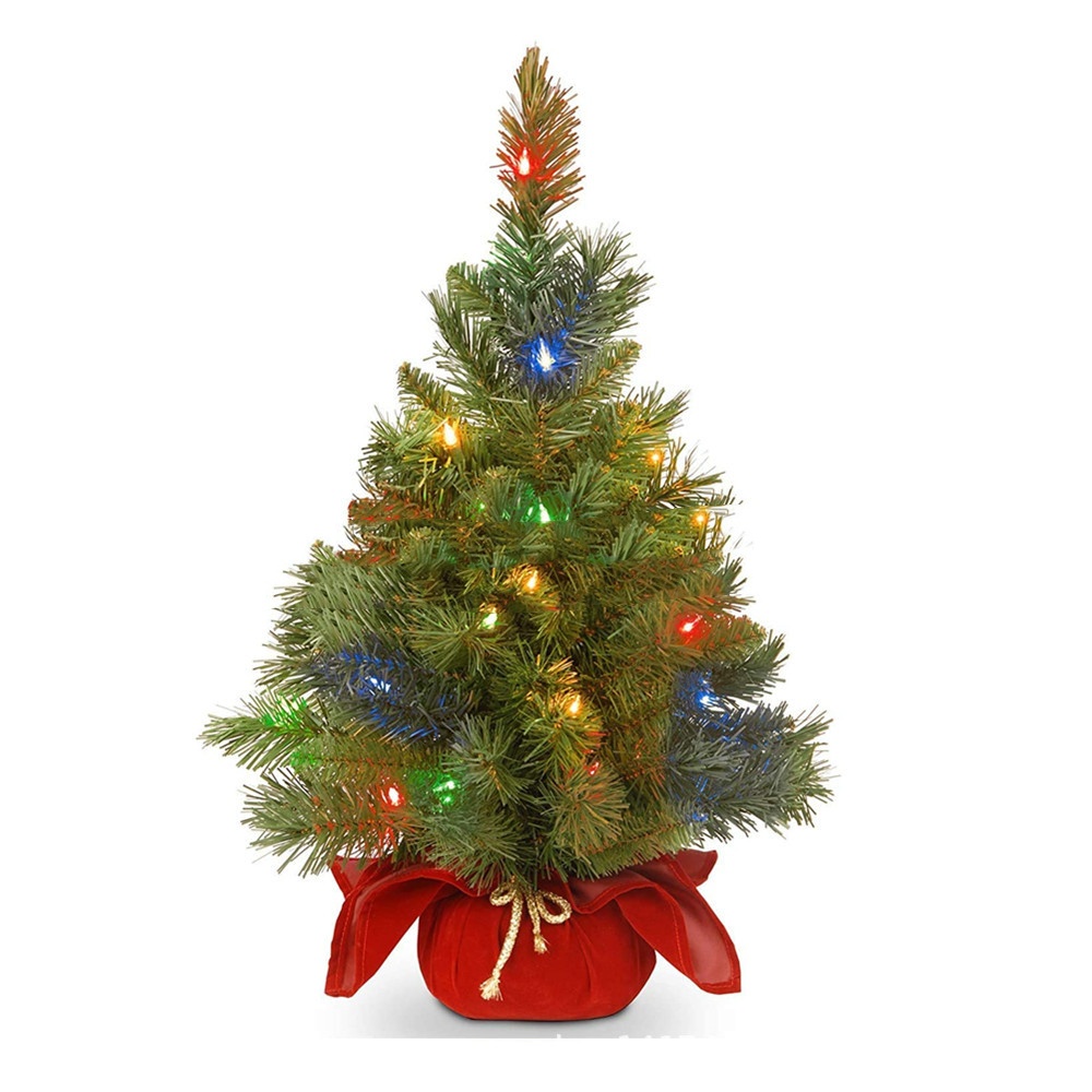 Title 4, Mini Artificial Tree Christmas Decorations Fami...