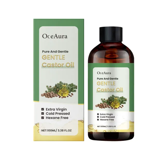 Pure Natural Castor Oil Clears The Intestines And Nourishes The Skin 100Ml - Shop at LoveMi