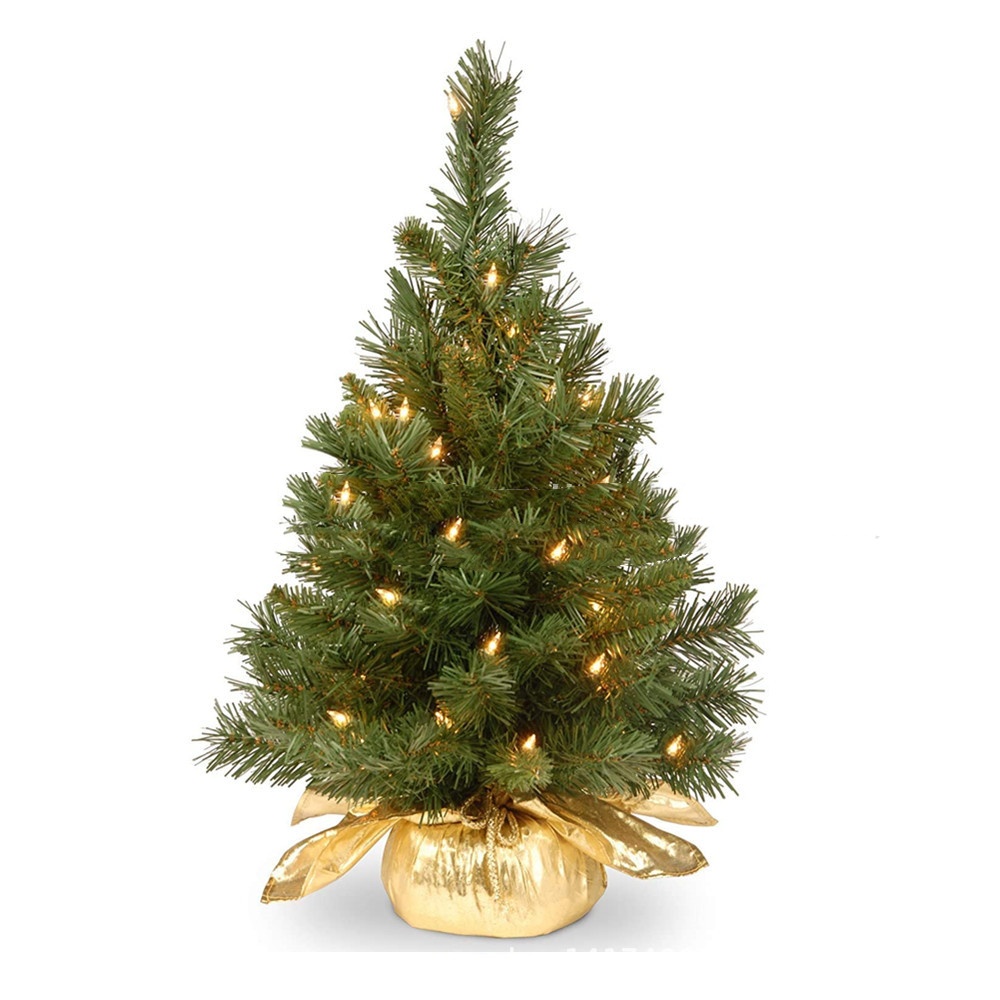 Title 2, Mini Artificial Tree Christmas Decorations Fami...