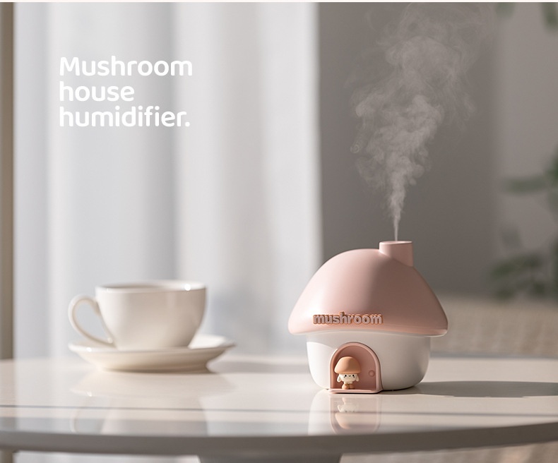 Title 14, Mushroom House Ambience Light Mute Humidifier