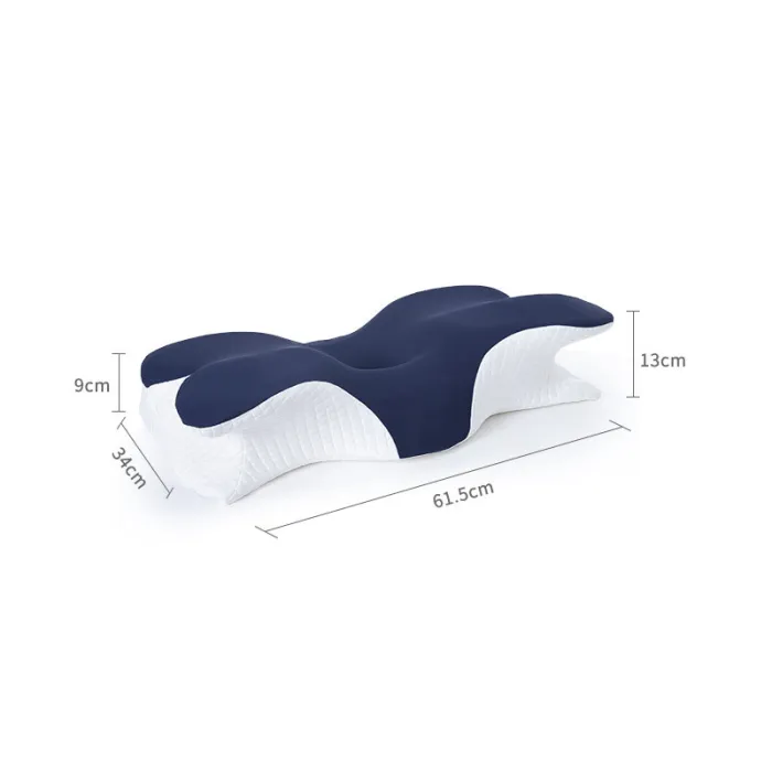 Memory Foam Neck Pillow, Supportive Travel Pillow for Airplane, Car and Train - detail photo 3