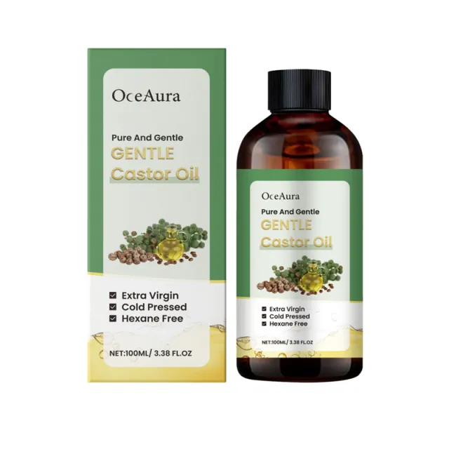 Pure Natural Castor Oil Cleanses Intestine And Sooths Skin 100Ml - Shop at LoveMi