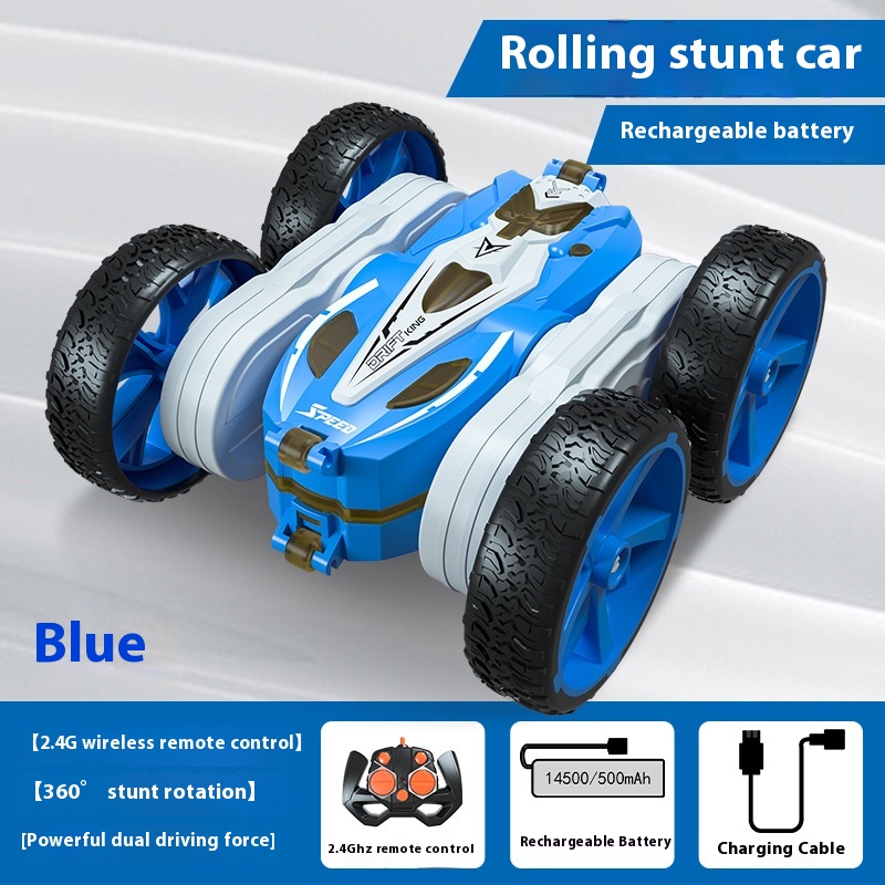 Title 1, Double-sided Stunt Drift Remote Control Car Lig...