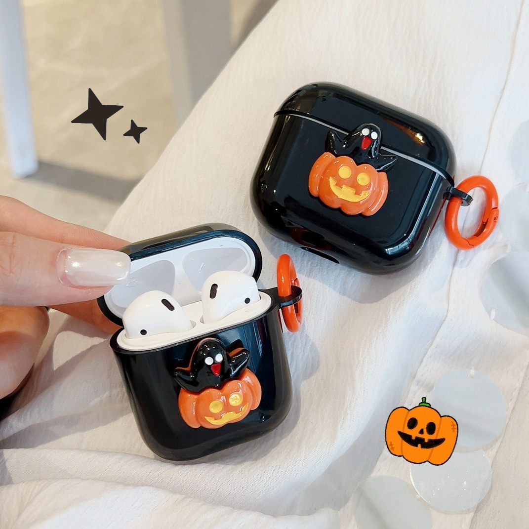 Title 2, Halloween Stereo Wireless Bluetooth Earbuds Case