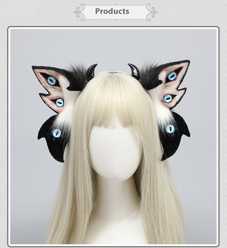 Title 2, Halloween Devil Cthulu Animal Ears Headdress