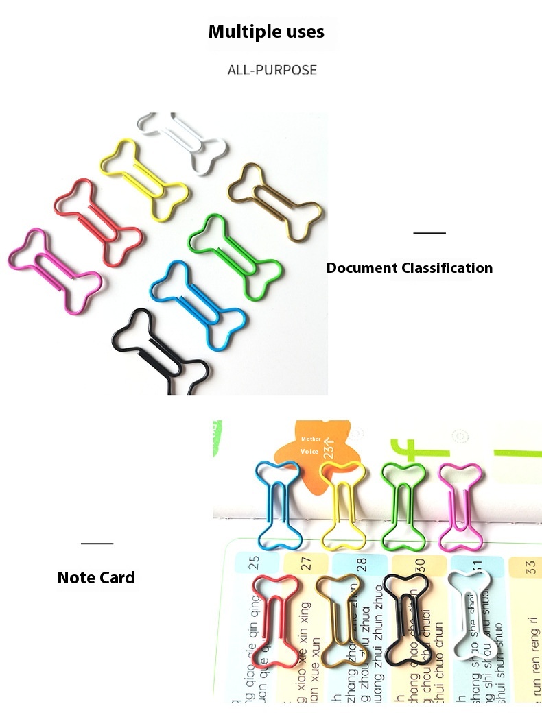 Title 4, Creative Boxed Bone Paper Clips