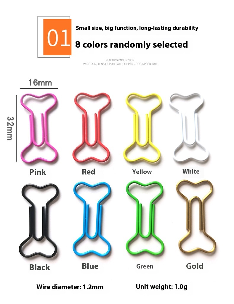 Title 7, Creative Boxed Bone Paper Clips