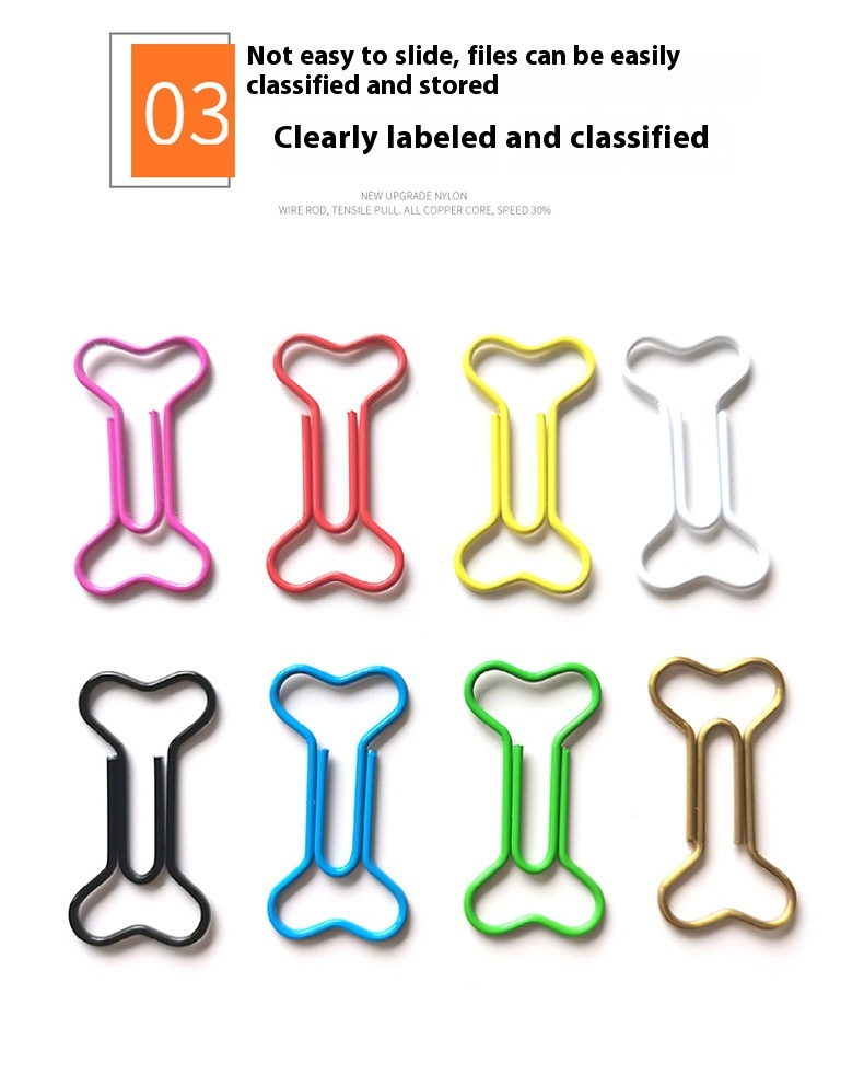 Title 6, Creative Boxed Bone Paper Clips