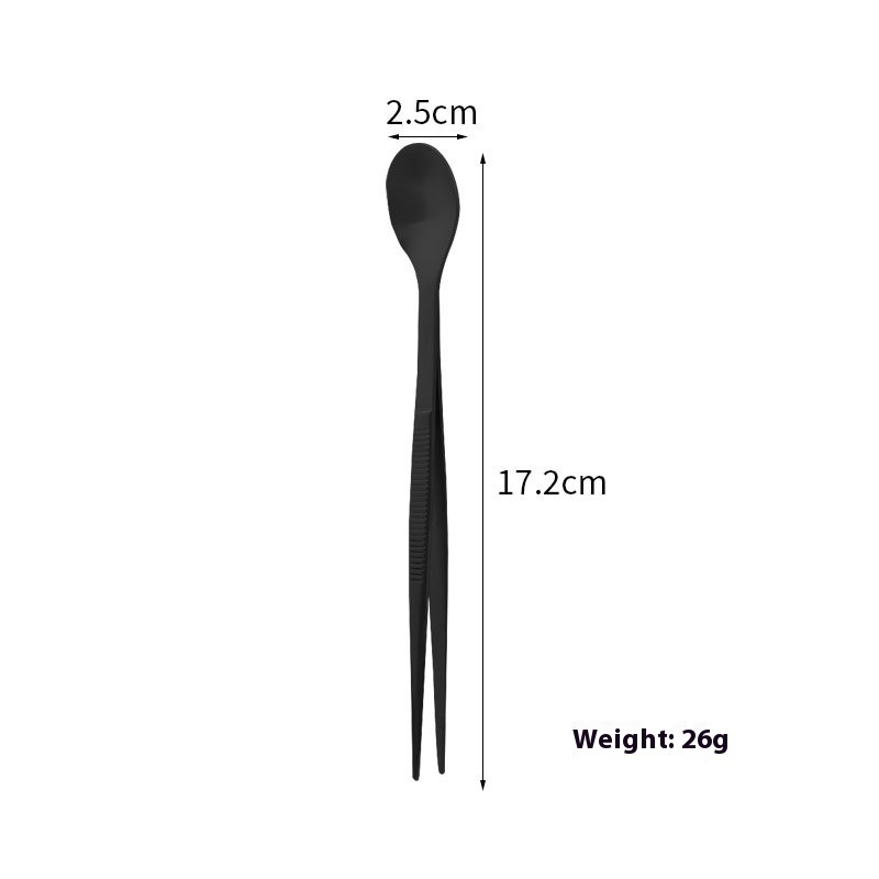 Black Tasting Spoon