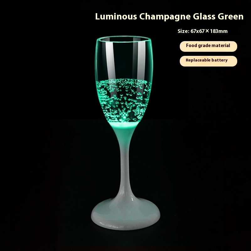 Champagne Glass Green