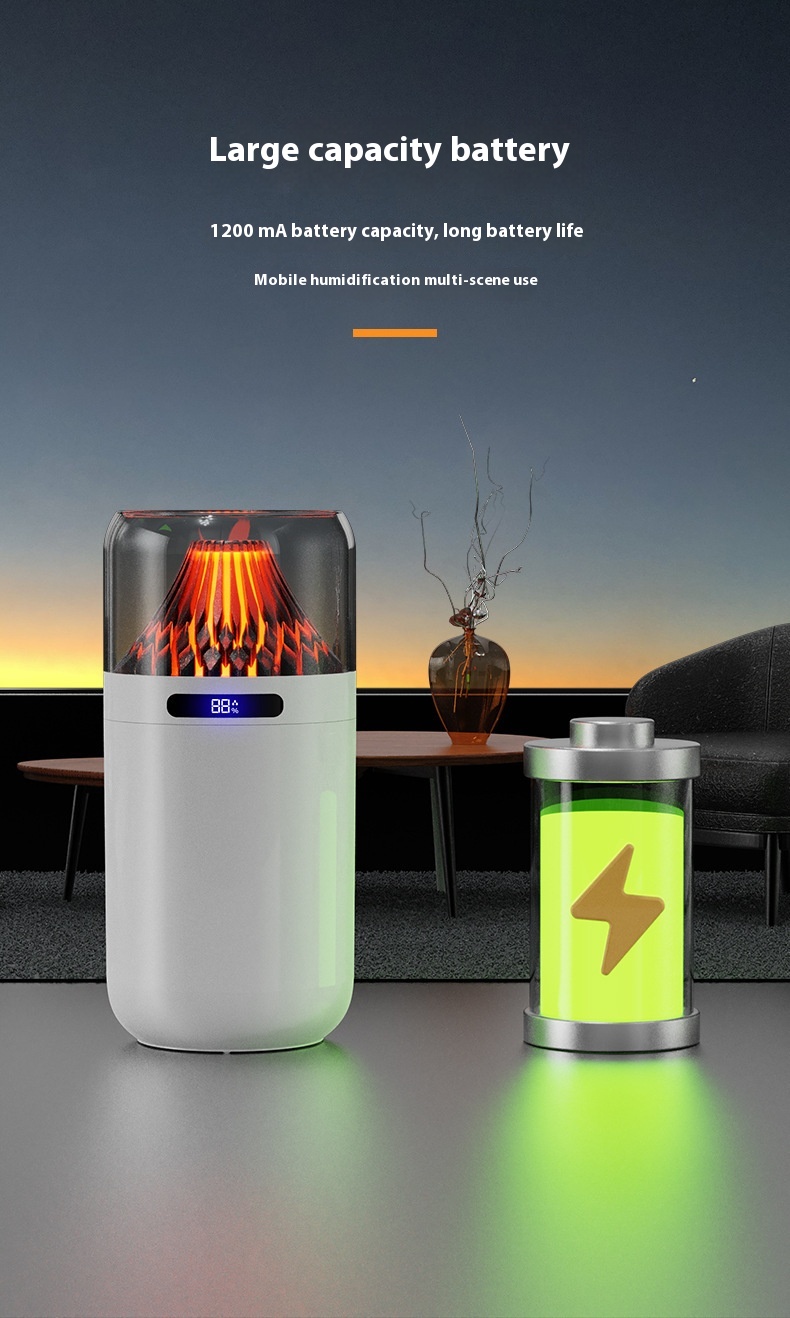 Title 11, Volcano USB Small Digital Display Humidifier