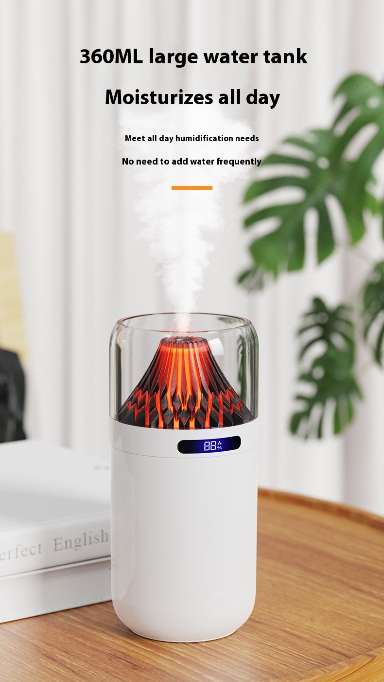 Title 8, Volcano USB Small Digital Display Humidifier