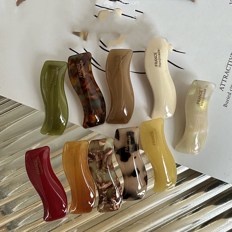 Candy Color Acetate Girl Bang Clip