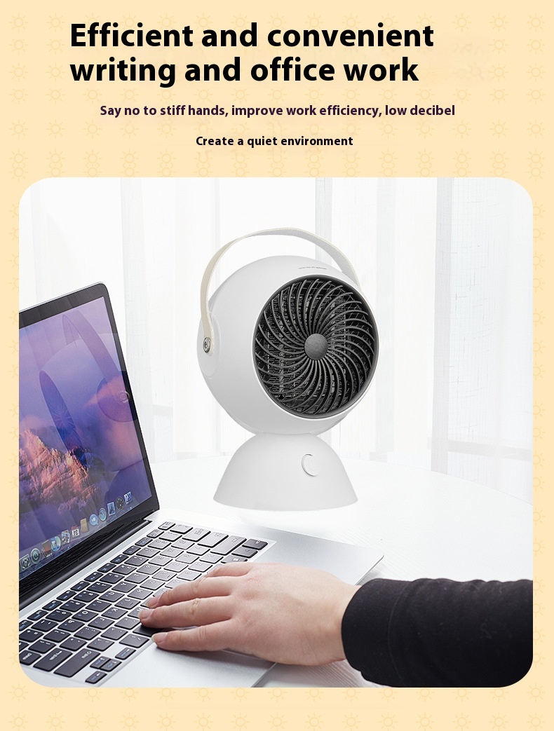 Title 6, Desktop Mini Fan Bedroom Heating Household Elec...