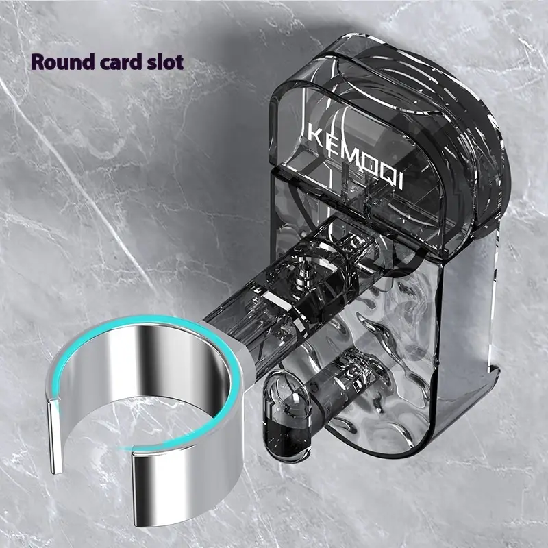Water Ripple Hair Dryer Rack Punch-free Suction Cup Hair Dryer Bracket