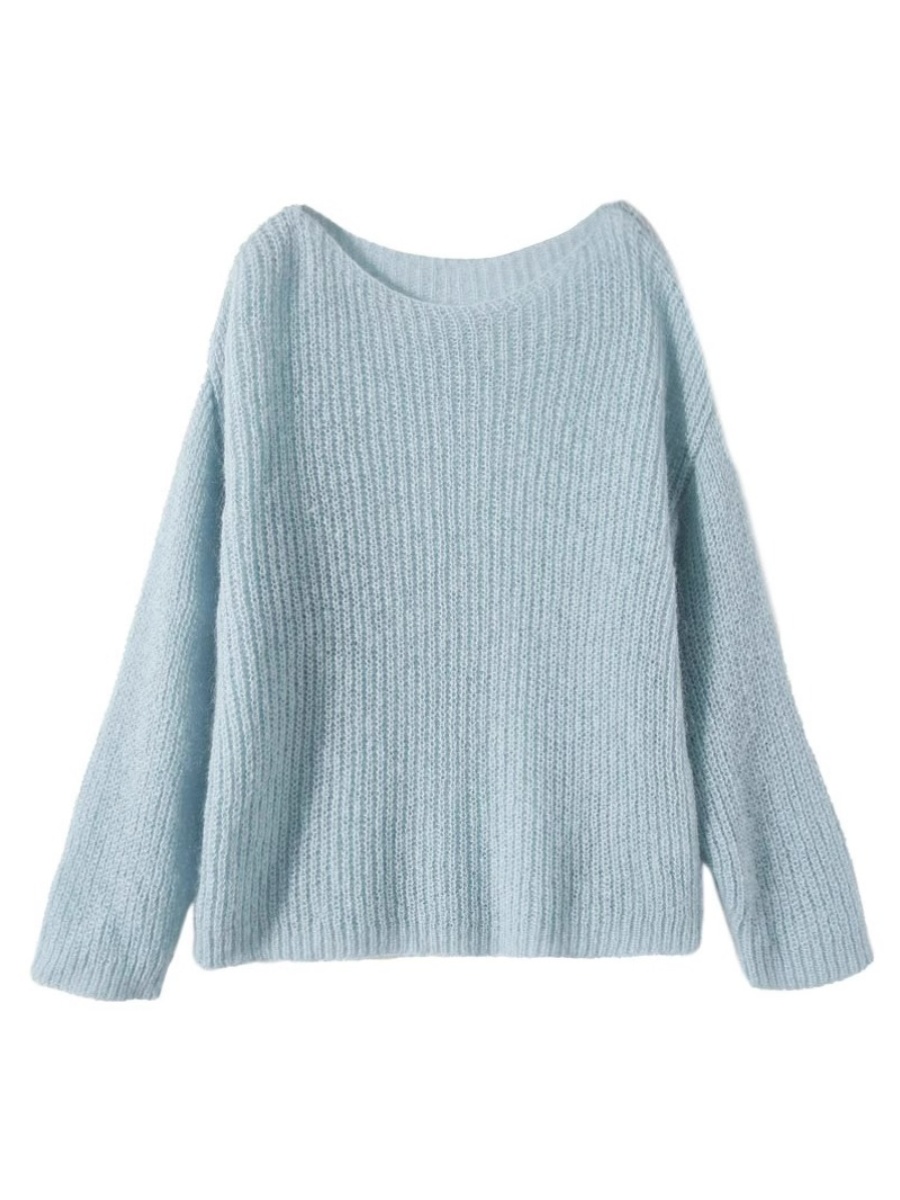 Title 7, French Style Loose And Idle Knitwear Top