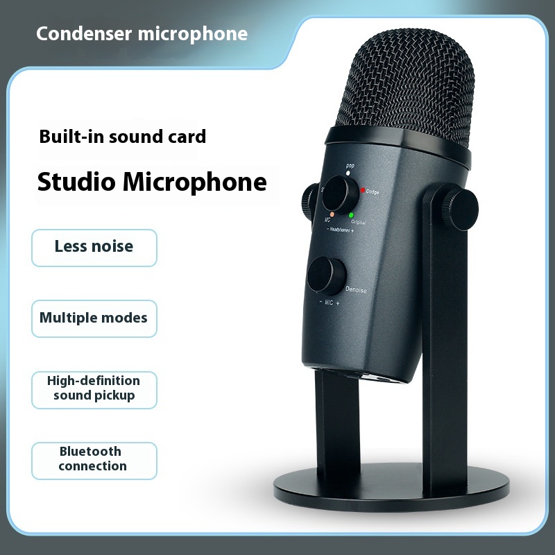 USB Capacitor Bluetooth Microphone Singing And Recording