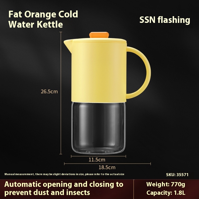 Fat Orange Cold Water Bottle